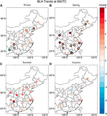 Trends of Planetary Boundary Layer Height Over Urban Cities of China From 1980–2018